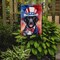 Edge Collections - 11.25" X 15.50" - Multicolor - American Patriotic Labrador Retriever Decorative Banner - 1 Piece